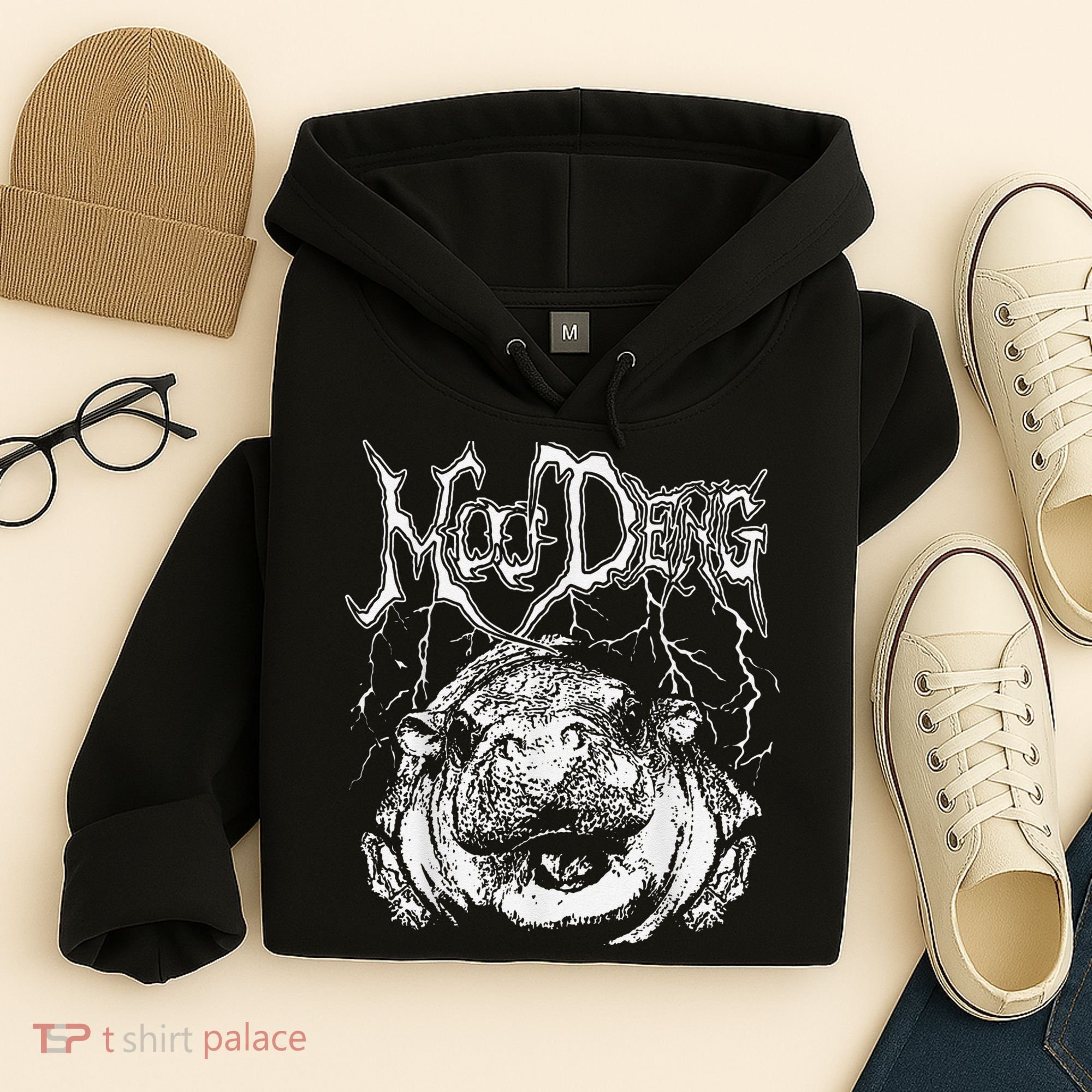 Moo Deng (Metal) Hoodie