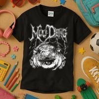 Moo Deng (Metal) Kids T-Shirt thumb 3