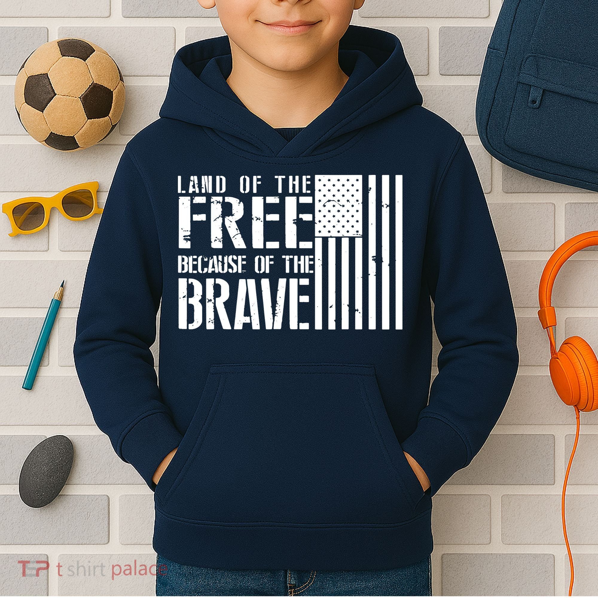 Memorial Day Kids Hoodie
