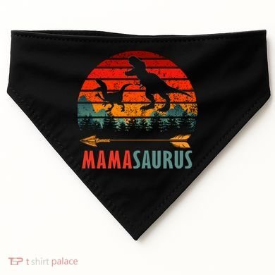 Mama Dinosaur USA-Made Doggie Bandana