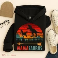 Mama Dinosaur Hoodie thumb 4