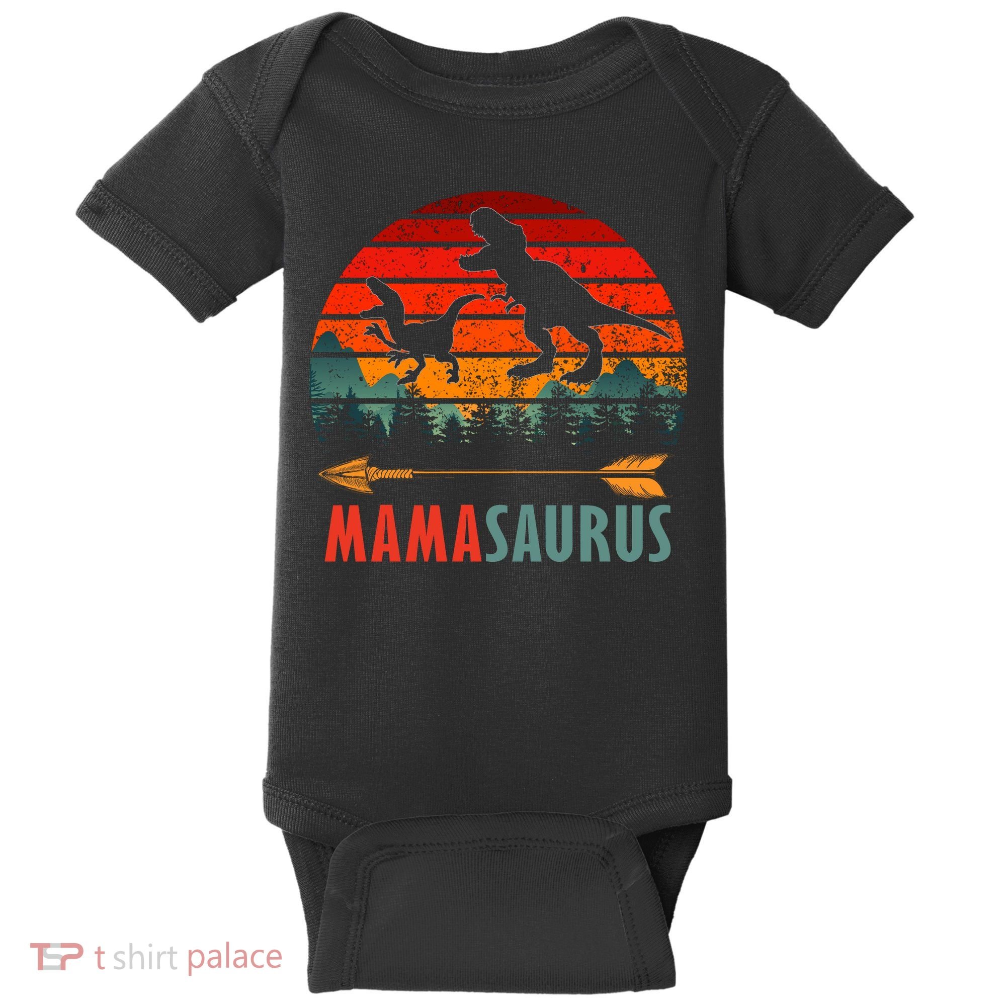 Mama Dinosaur Baby Bodysuit