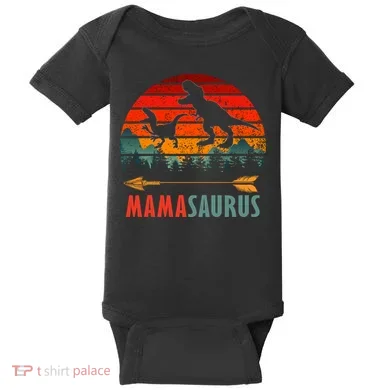 Mama Dinosaur Baby Bodysuit