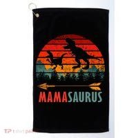 Mama Dinosaur Golf Towel thumb 0
