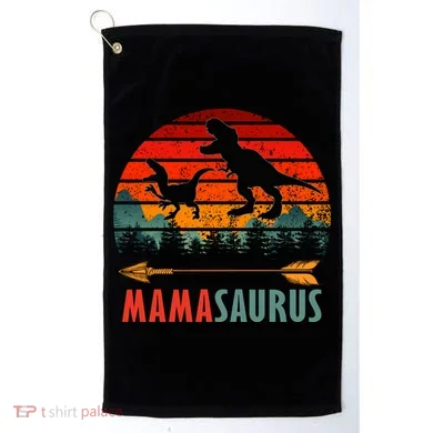 Mama Dinosaur Golf Towel