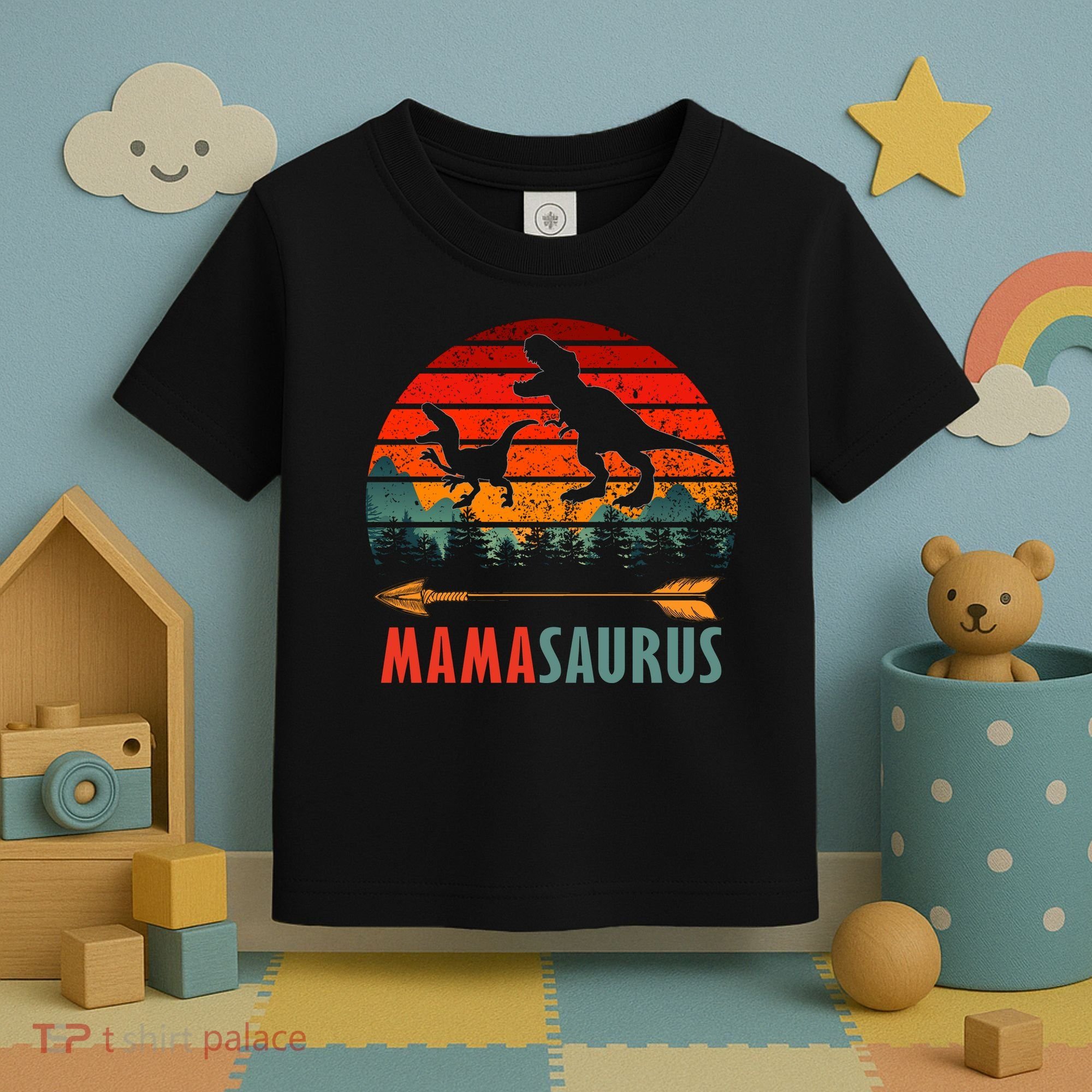 Mama Dinosaur Toddler T-Shirt