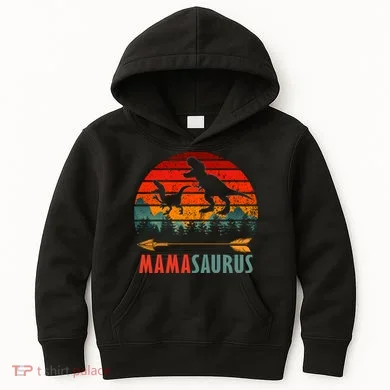 Mama Dinosaur Kids Hoodie