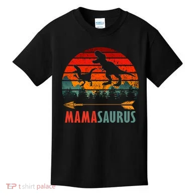 Mama Dinosaur Kids T-Shirt
