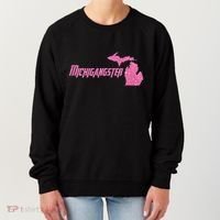 Michigangster Detroit Michigan Midwest Mitten Women's Sweatshirt thumb 0
