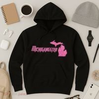 Michigangster Detroit Michigan Midwest Mitten Hoodie thumb 3
