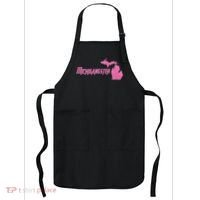 Michigangster Detroit Michigan Midwest Mitten Apron thumb 0