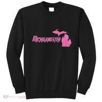 Michigangster Detroit Michigan Midwest Mitten Sweatshirt thumb 0