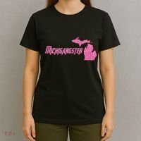 Michigangster Detroit Michigan Midwest Mitten T-Shirt thumb 4