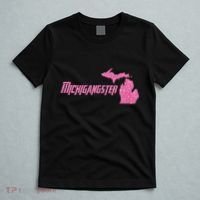 Michigangster Detroit Michigan Midwest Mitten T-Shirt thumb 5