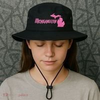 Michigangster Detroit Michigan Midwest Mitten Bucket Hat thumb 3