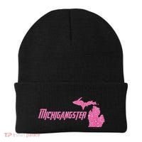 Michigangster Detroit Michigan Midwest Mitten Beanie thumb 0