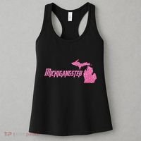 Michigangster Detroit Michigan Midwest Mitten Women's Tank Top thumb 3