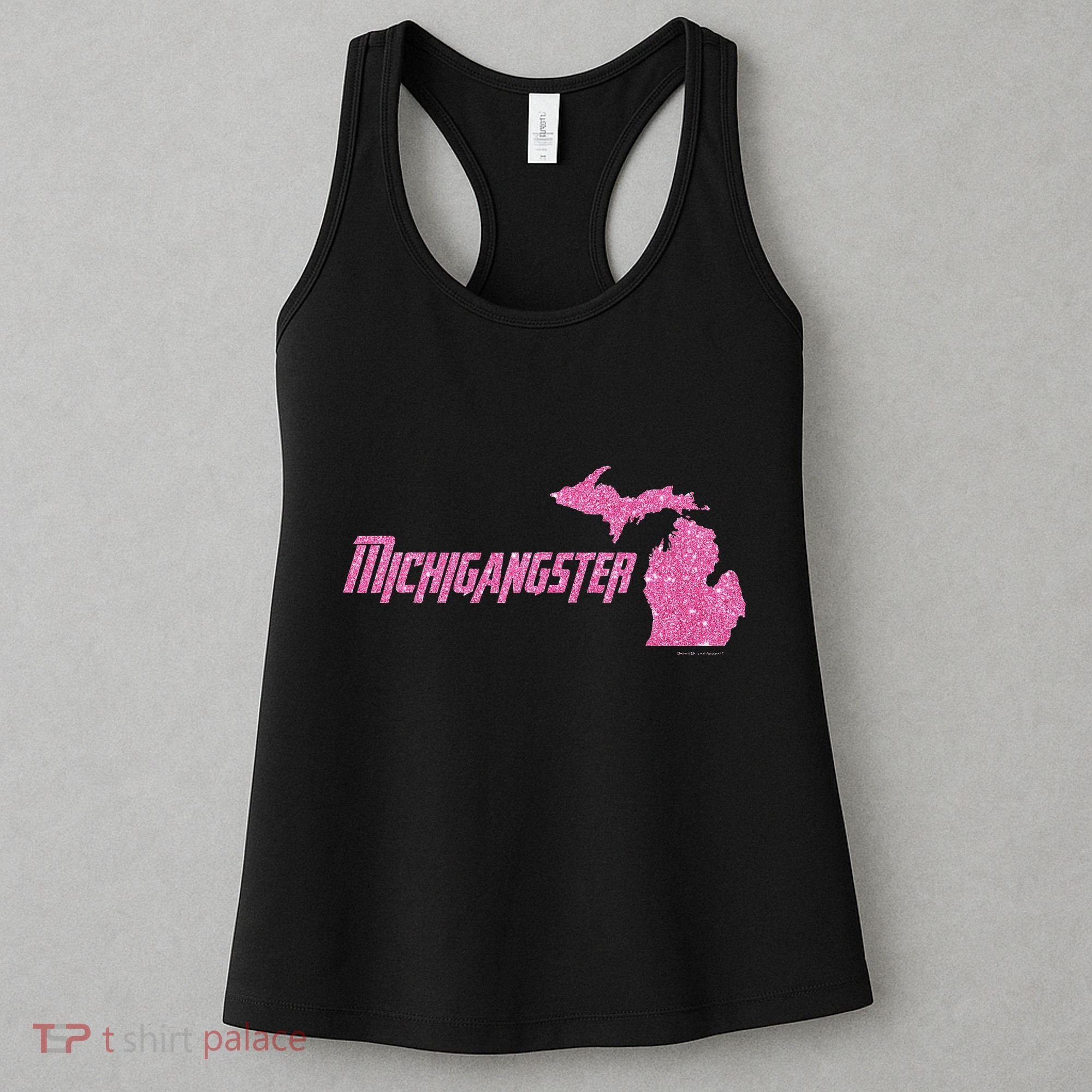 Michigangster Detroit Michigan Midwest Mitten Women's Tank Top