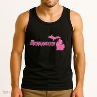 Michigangster Detroit Michigan Midwest Mitten Tank Top thumb 3