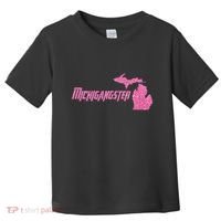 Michigangster Detroit Michigan Midwest Mitten Toddler T-Shirt thumb 0