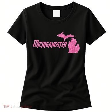 Michigangster Detroit Michigan Midwest Mitten Women's T-Shirt