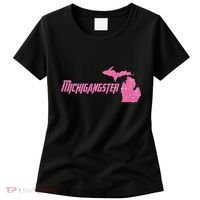 Michigangster Detroit Michigan Midwest Mitten Women's T-Shirt thumb 0