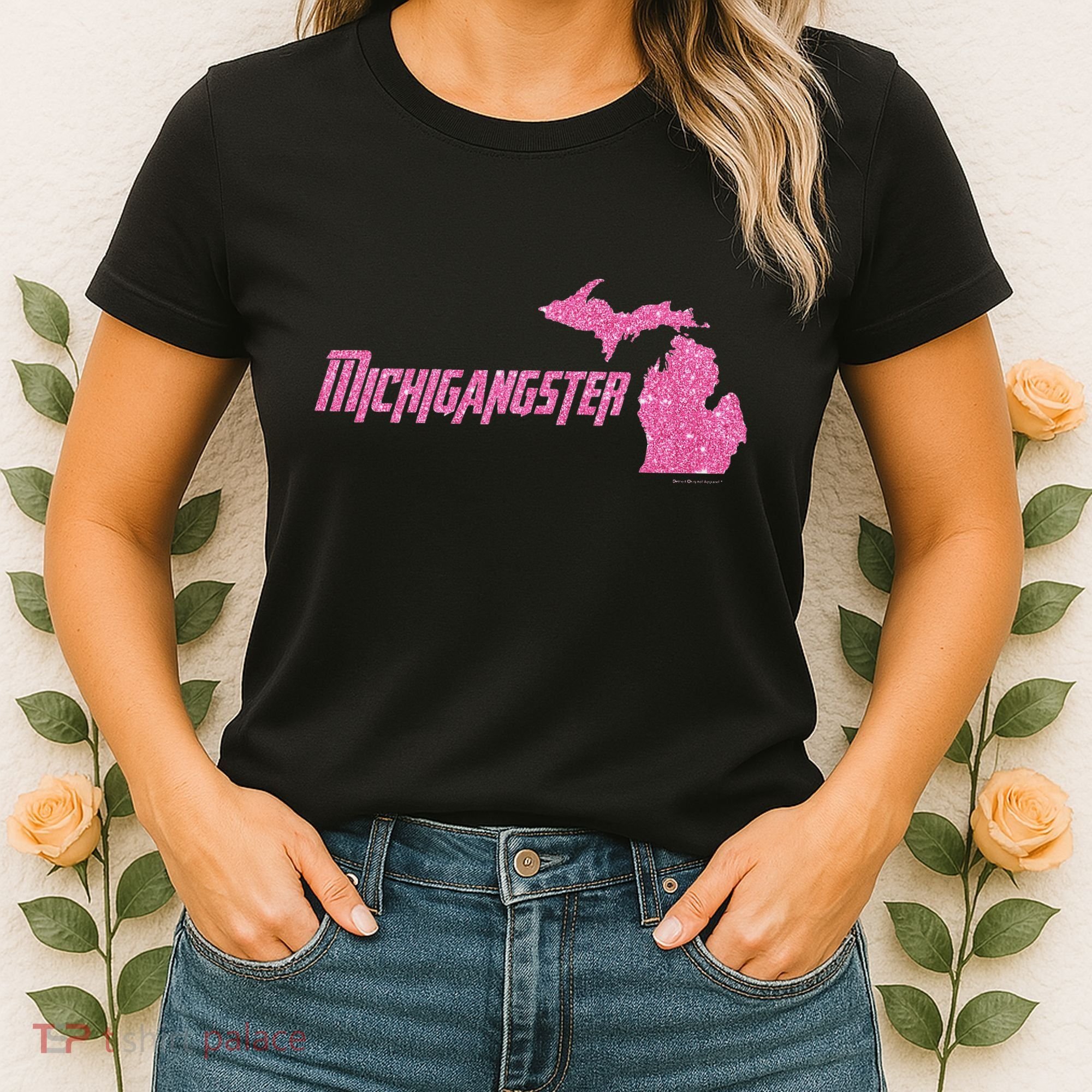 Michigangster Detroit Michigan Midwest Mitten Women's T-Shirt