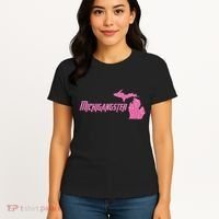 Michigangster Detroit Michigan Midwest Mitten Women's T-Shirt thumb 4