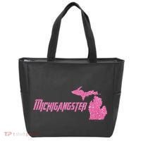 Michigangster Detroit Michigan Midwest Mitten Tote Bag thumb 0