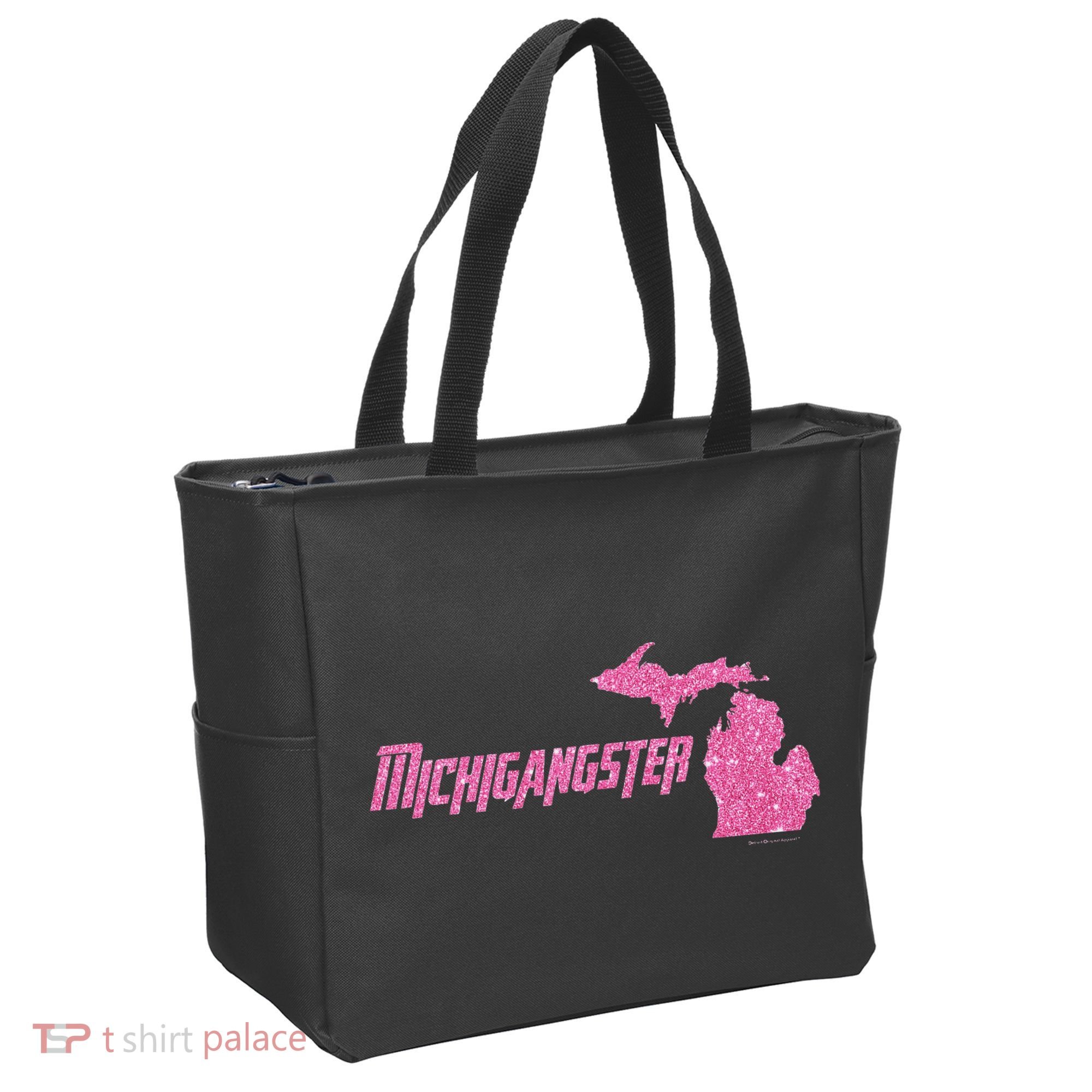 Michigangster Detroit Michigan Midwest Mitten Tote Bag