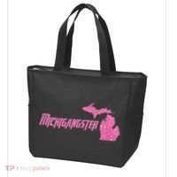 Michigangster Detroit Michigan Midwest Mitten Tote Bag thumb 3