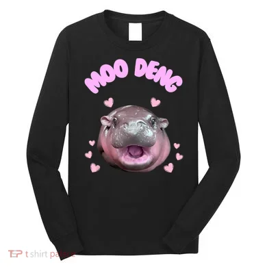 Moo Deng Long Sleeve Shirt