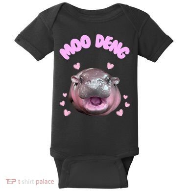 Moo Deng Baby Bodysuit