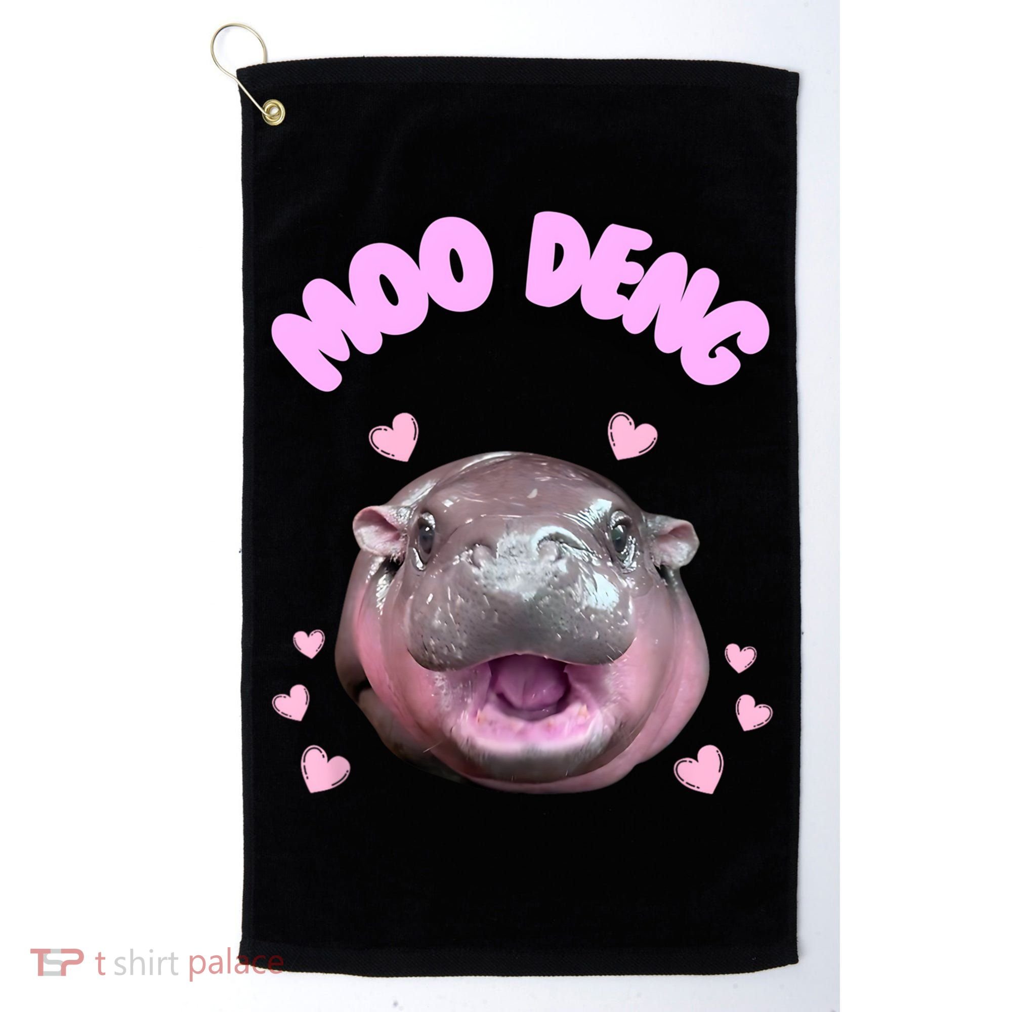 Moo Deng Golf Towel