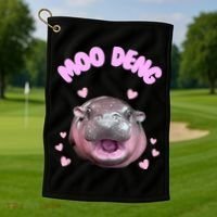 Moo Deng Golf Towel thumb 1
