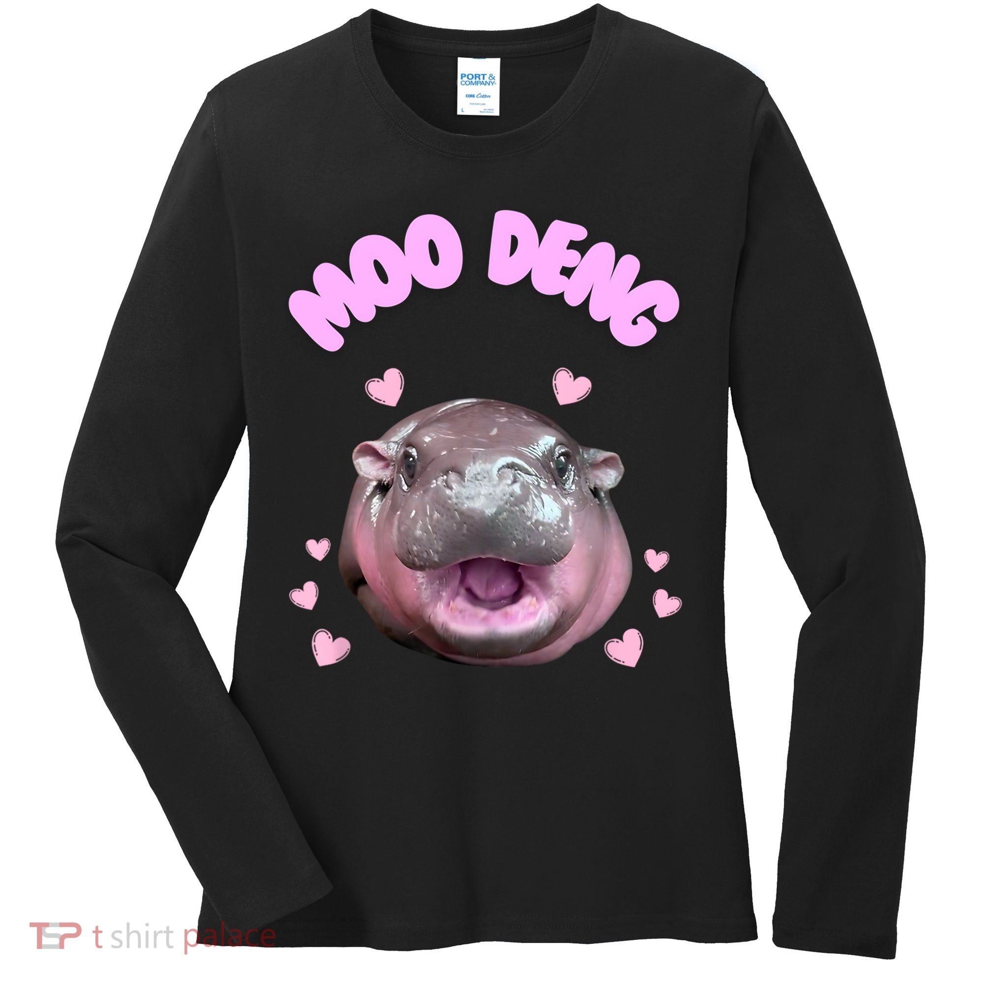 Moo Deng Women's Long Sleeve Shirt