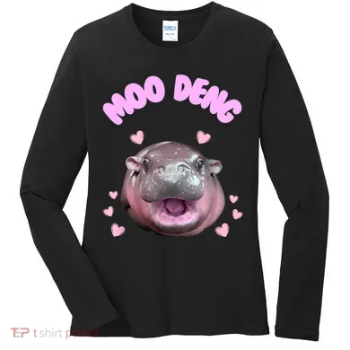 Moo Deng Women's Long Sleeve Shirt