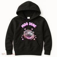 Moo Deng Kids Hoodie thumb 0