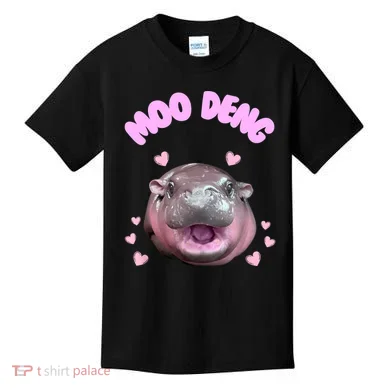 Moo Deng Kids T-Shirt