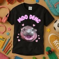 Moo Deng Kids T-Shirt thumb 3
