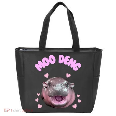 Moo Deng Tote Bag
