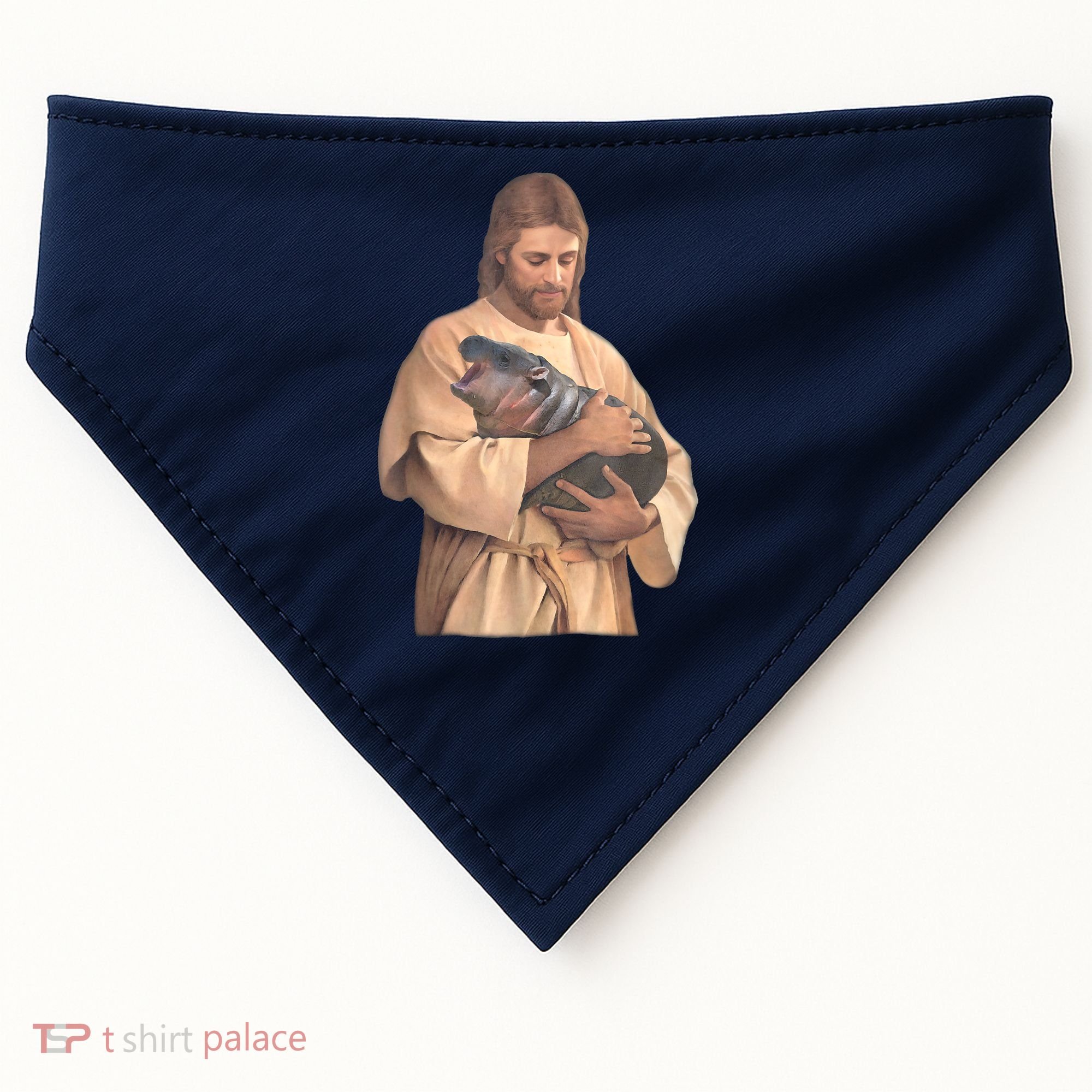 Moo Deng USA-Made Doggie Bandana