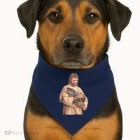 Moo Deng USA-Made Doggie Bandana thumb 1