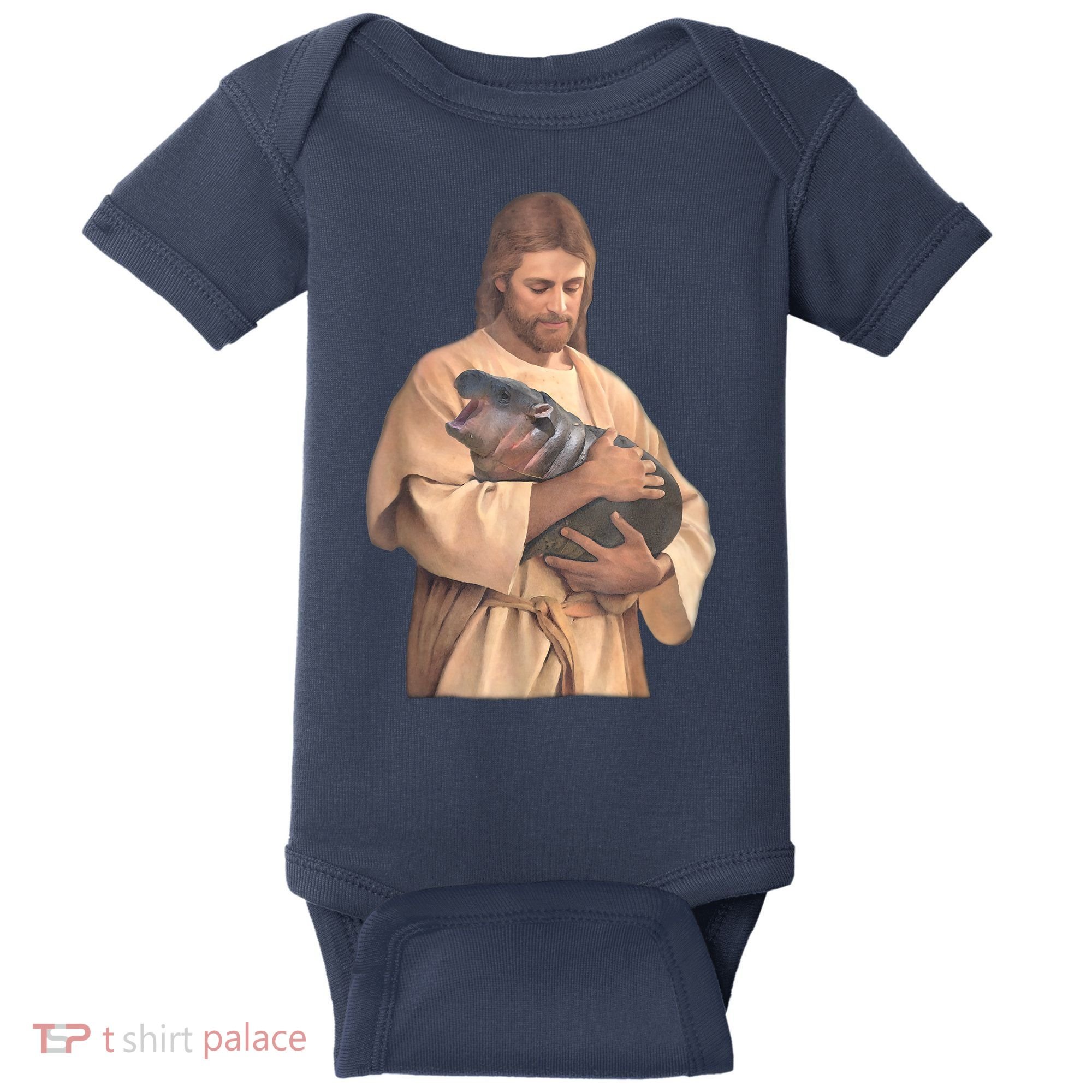 Moo Deng Baby Bodysuit
