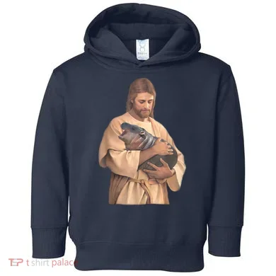 Moo Deng Toddler Hoodie