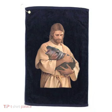 Moo Deng Golf Towel