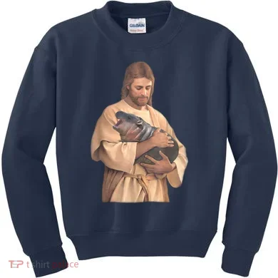 Moo Deng Kids Sweatshirt