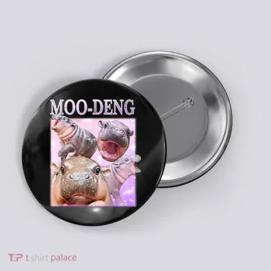 Moo Deng Button