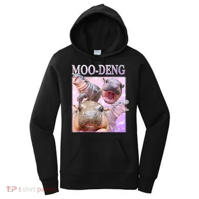 Moo Deng Women's Hoodie