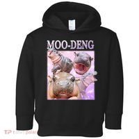 Moo Deng Toddler Hoodie thumb 0